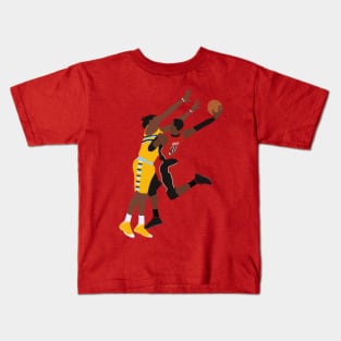 Terrence Ross Dunk over Kenneth Faried Kids T-Shirt